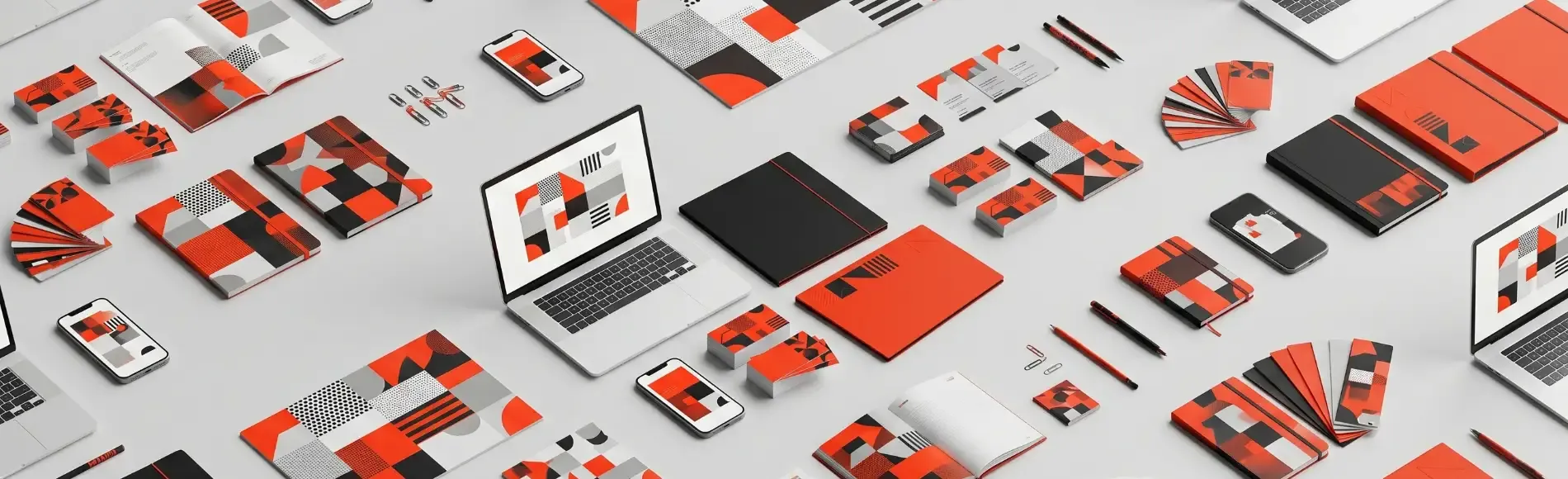 Graphic design work in progress at Square Design Firm